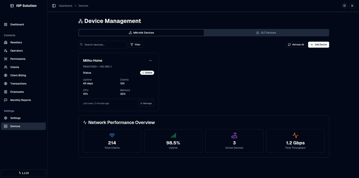 Billing Management